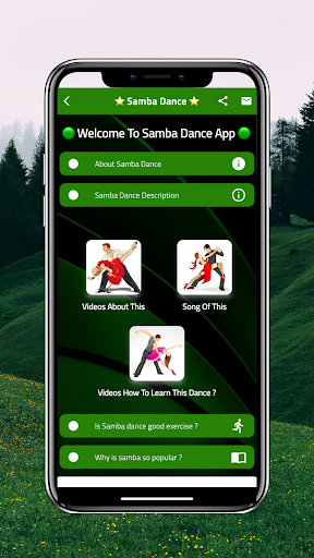 Android application Samba Dance screenshort