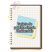 Thaïlandais carte de mot