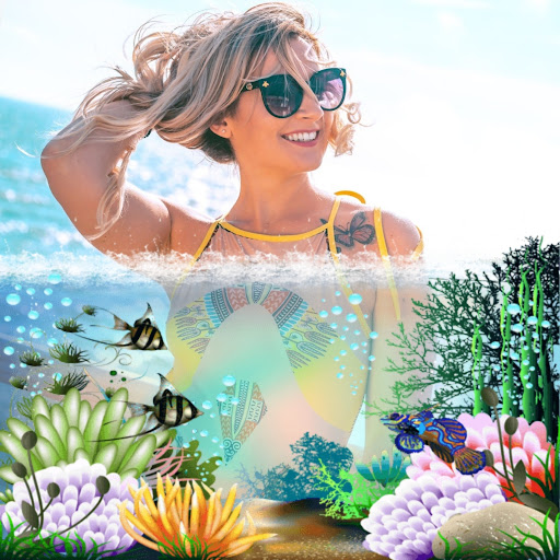 Android application 3D Water Effect Photo Editor screenshort