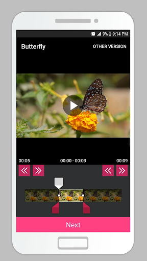 Screenshot of Smart Video Editor Trim Merge