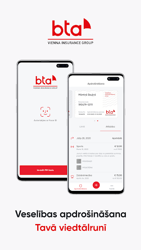 Android application BTA Latvija screenshort