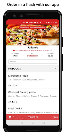 Android application Juliano's screenshort
