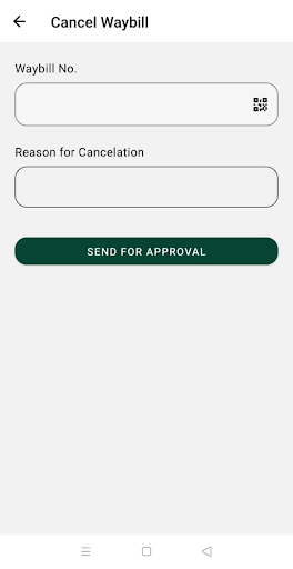 Android application FargoCourier screenshort