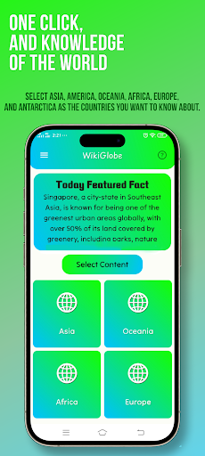 WikiGlobe : Explore The World Screen 2