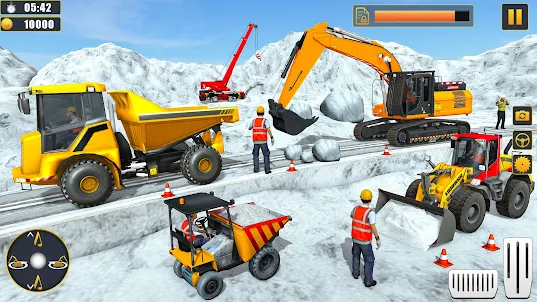 Grand Snow Excavator Sim Robot