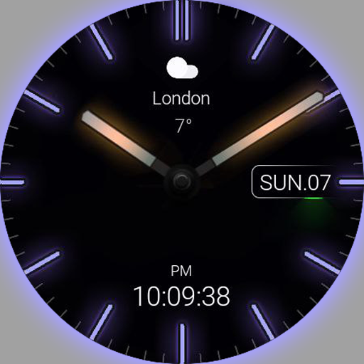 VVA61 Neon Watch face Download on Windows