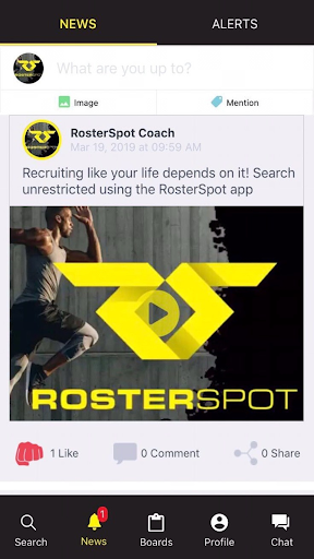 Android application RosterSpot screenshort