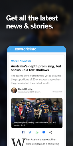 ESPNcricinfo - Live Cricket 6