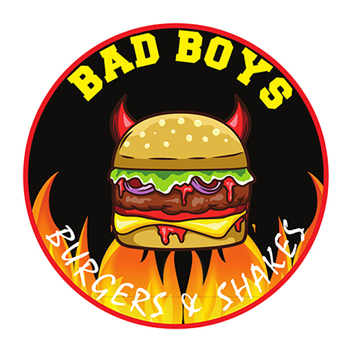 Bad Boys Burgers And Shakes logo