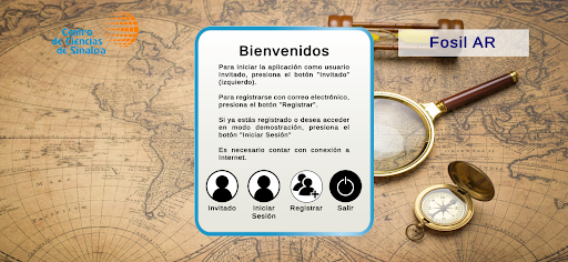 Android application Fosiles screenshort