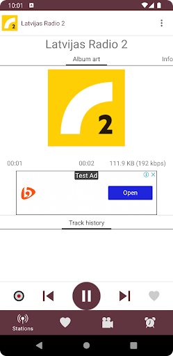 Radio Latvia : Online Stations Screen 2