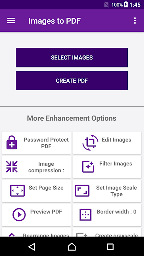 Android application PDF Converter - Image To PDF & screenshort