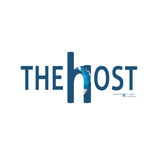 hi-impact - the host logo