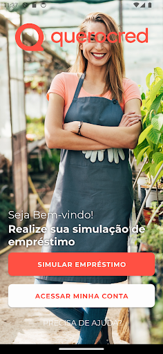 Android application Querocred screenshort