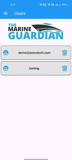 Android application TMG BT screenshort