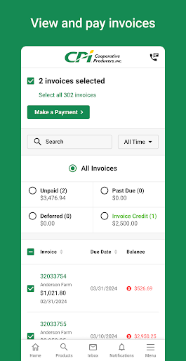 App screenshot