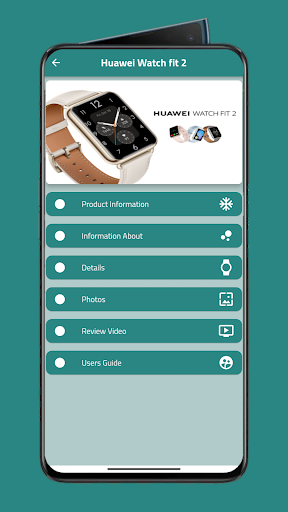 Android application Huawei Watch Fit 2 Guide screenshort