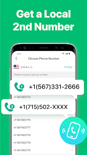 2nd Line - Second Phone Number Screenshot