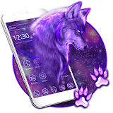 Spiky snow Wolf Theme icon
