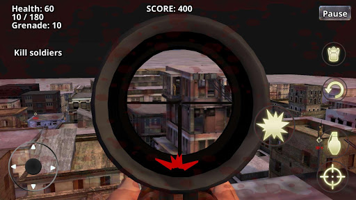 Android application War Battleground WW2 Shooter screenshort