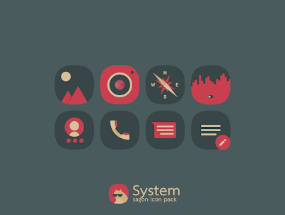 Sagon: Dark Icon Pack v12.6 (APK MOD) 3