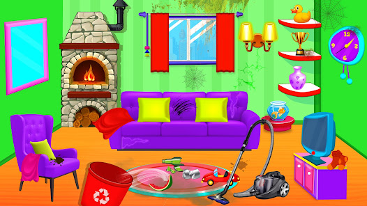 Captura de Pantalla 9 Juegos de limpieza de casas pa android
