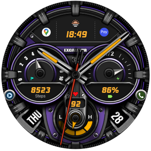 WFP 240 Modern watch face screenshot 35