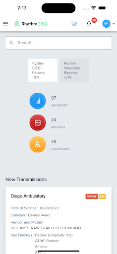Rhythm360 for Providers Screen 3