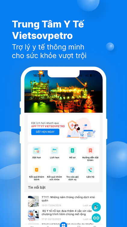 Trung tâm Y tế Vietsovpetro - 1.2 - (Android)