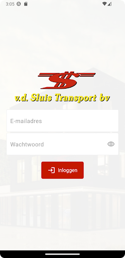 Android application Van der Sluis Transport screenshort