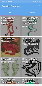 Drawing a dragon