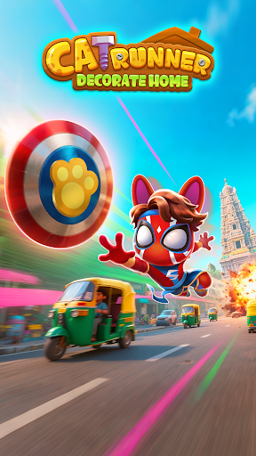 Cat Runner: Decorate Home screenshot 1