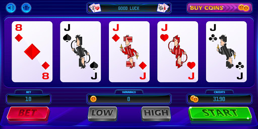Android application VideoPoker+ screenshort