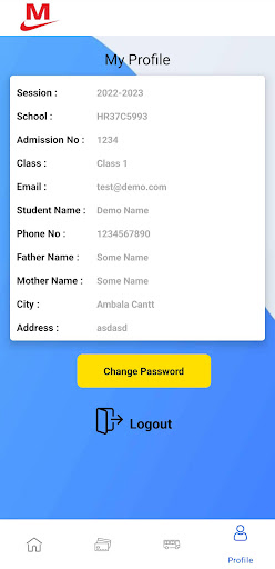 Android application Baraula Transport-CARMEL CHD screenshort