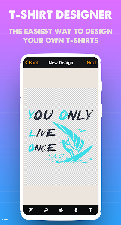 T-shirt design - Clothes Maker - 1.2.2 - (Android)