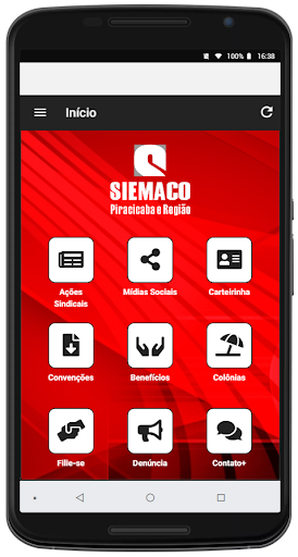 Android application SIEMACO PIRACICABA screenshort
