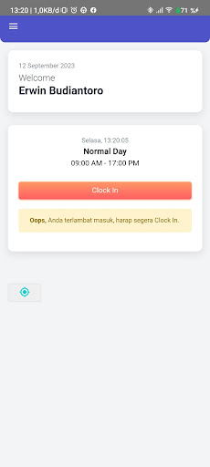 Android application HRDay screenshort