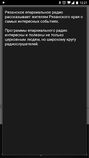 Епархиальное радио Рязань Screen 3