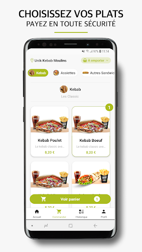 Android application Unik Kebab screenshort