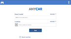 screenshot of Search for used cars to buy