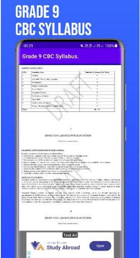 Grade 9 CBC Syllabus Guide Screenshot 4 - AppWisp.com