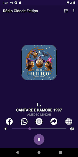 Android application Rádio Cidade Feitiço screenshort