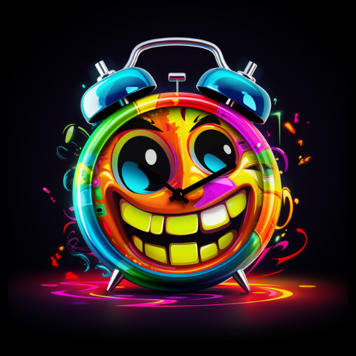 Funny alarm ringtone logo