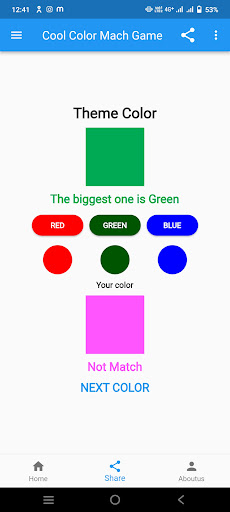 Cool Color Mach Game Screen 2