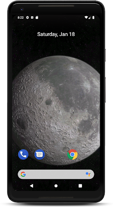月の3dライブ壁紙 Androidアプリ Applion
