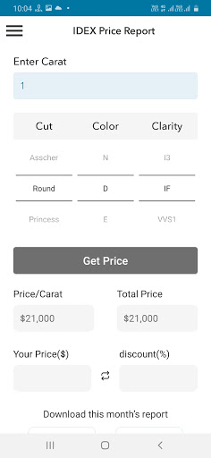 IDEX Mobile Screen 3