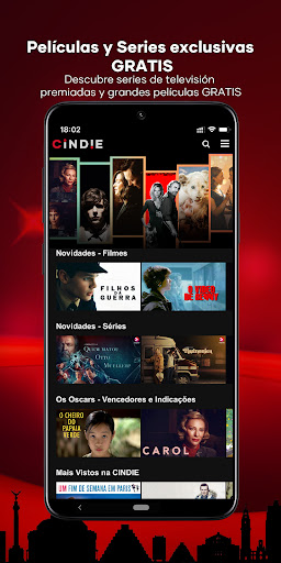 Android application Cindie screenshort