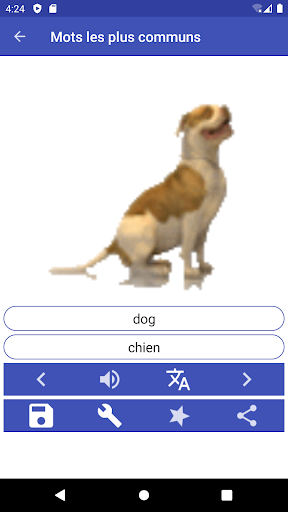 Android application Learn English screenshort