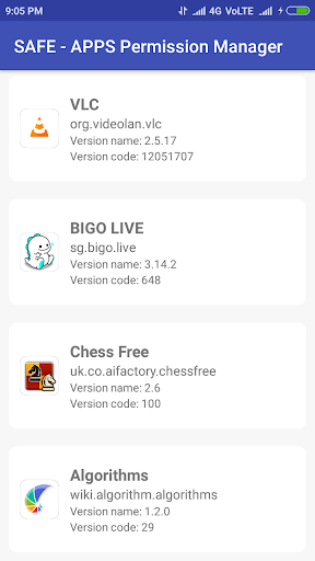 SAFE - APPS Permission Manager