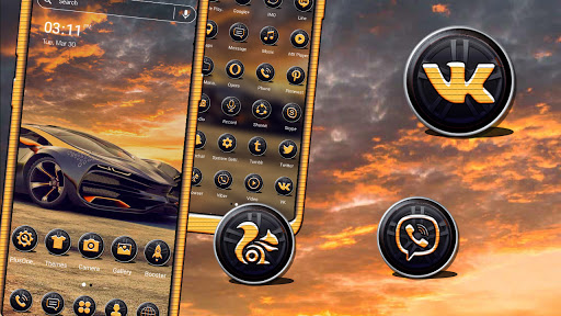 Android application Sports Car Theme screenshort